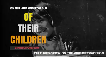 Algerian Motherhood: Nurturing Children with Tradition and Modern Care