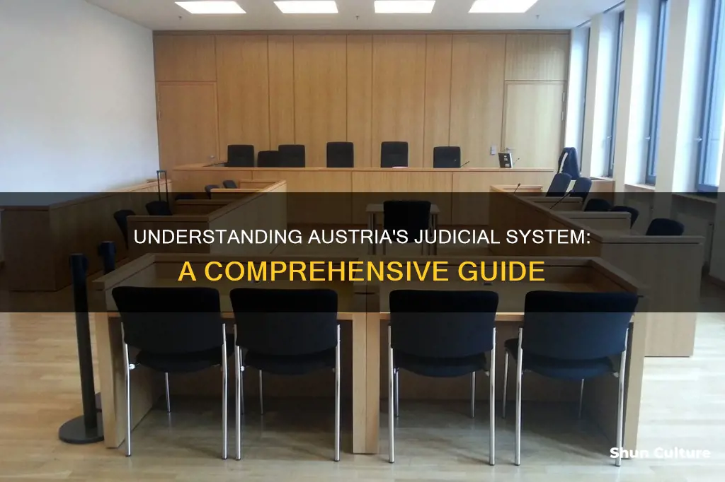 how the judiciary system work in austria