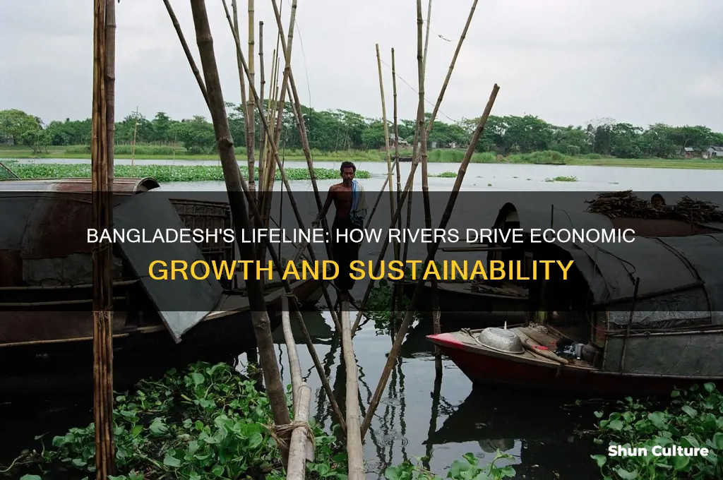 how the rivers are related with the economy of bangladesh