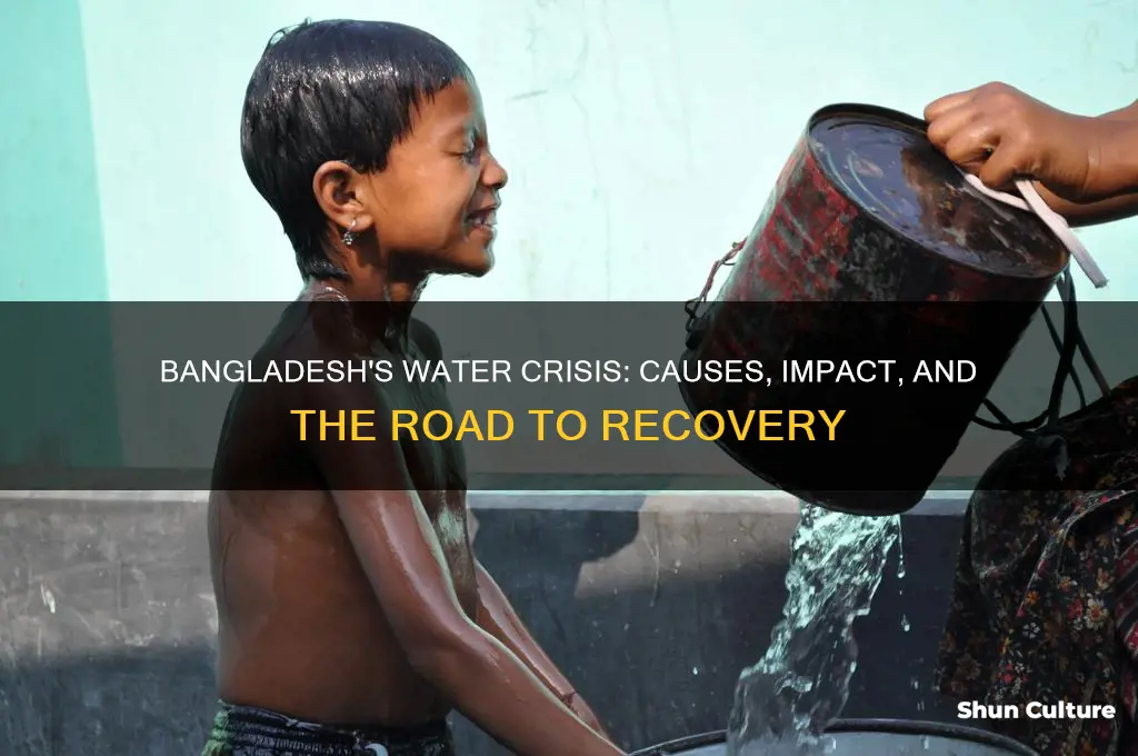 how the water crisis happened in bangladesh