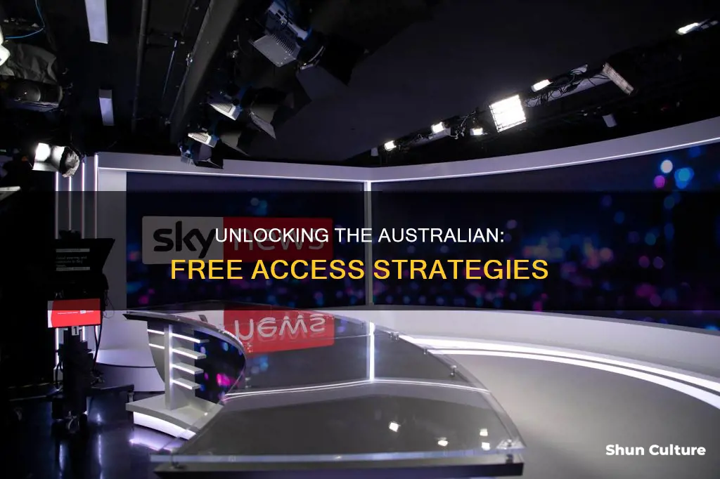 how to access the australian for free