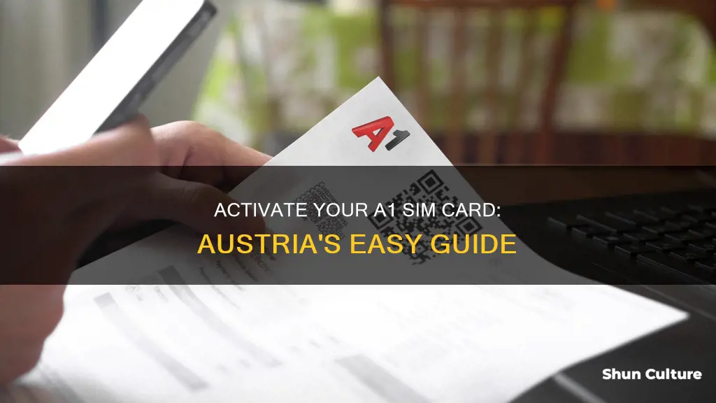 how to activate a1 sim card in austria