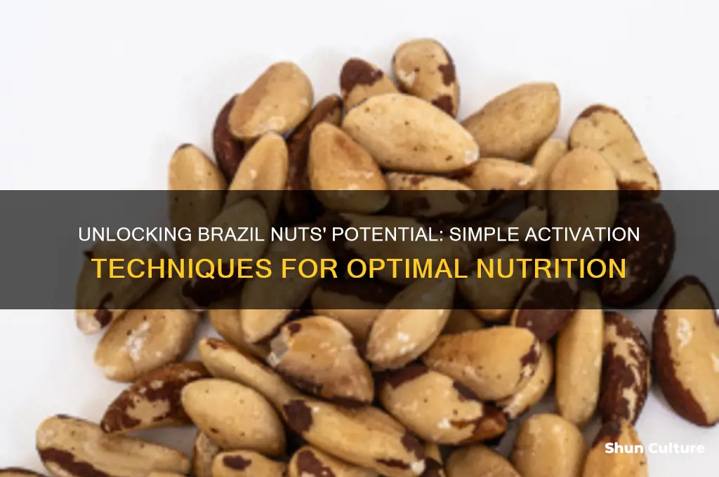 how to activate brazil nuts