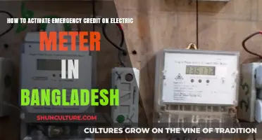 Activate Emergency Credit on Your Bangladesh Electric Meter: A Quick Guide