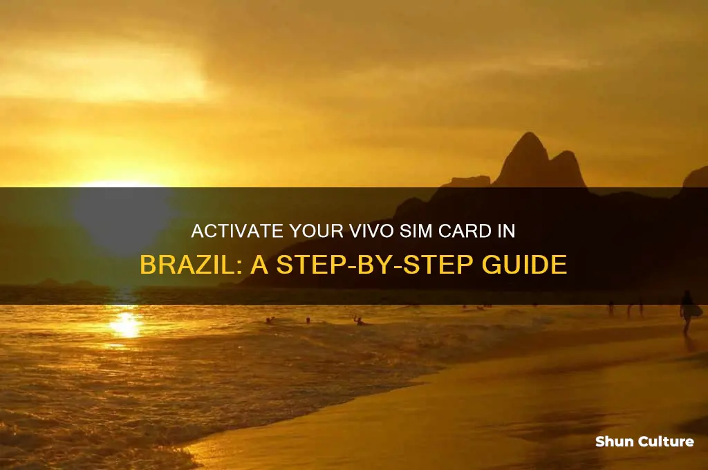 how to activate vivo sim card brazil