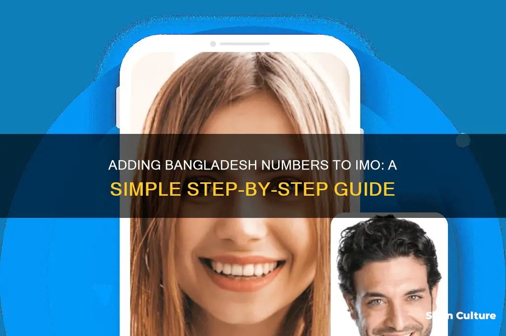 how to add bangladesh number in imo