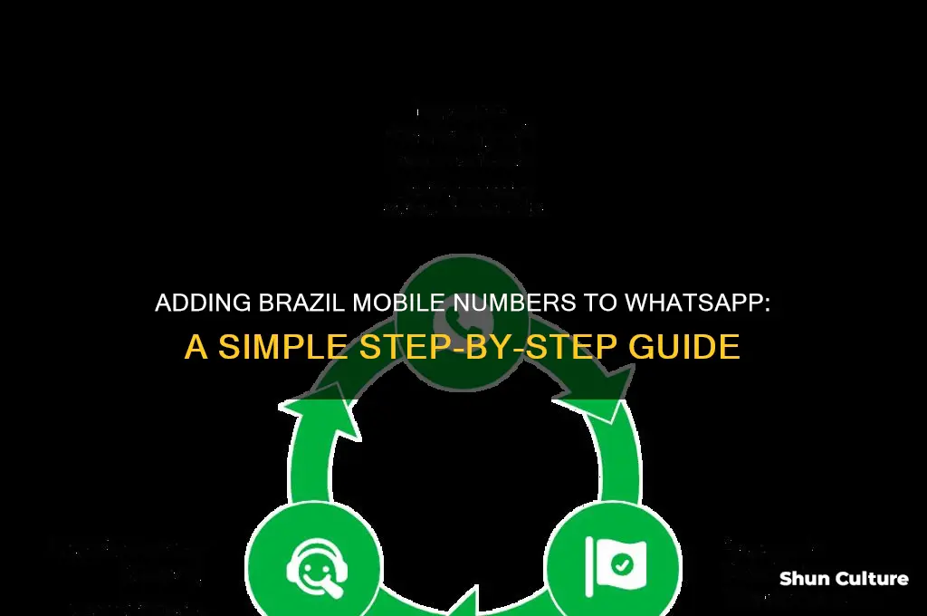 how to add brazil mobile number in whatsapp