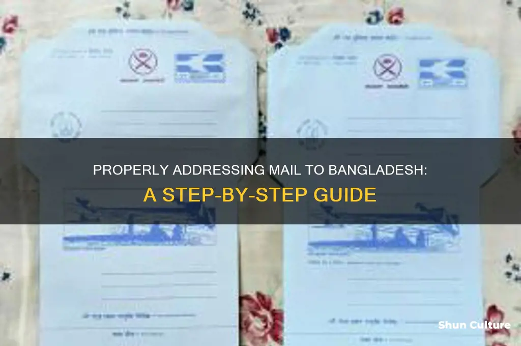 how to address a letter to bangladesh