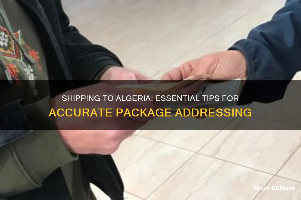 how to address a package to algeria
