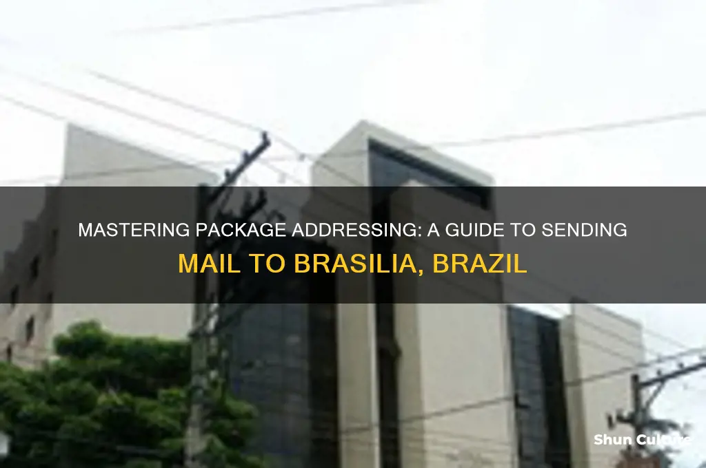 how to address a package to brasilia brazil