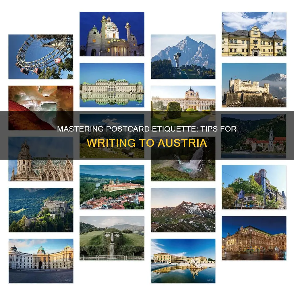 how to address a postcard from austria