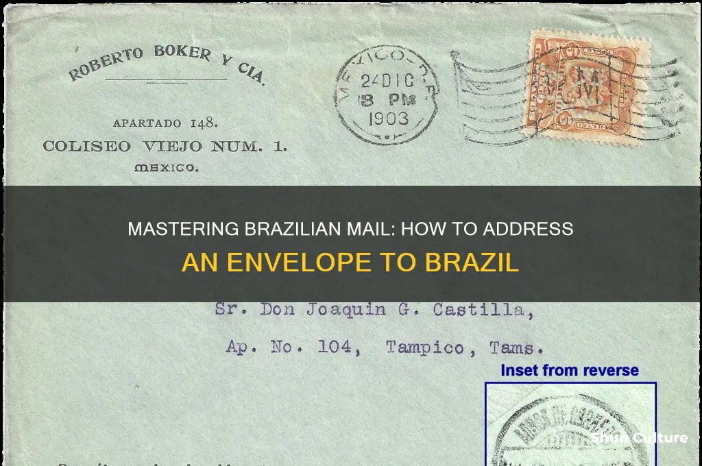 how to address an evelope to brazil