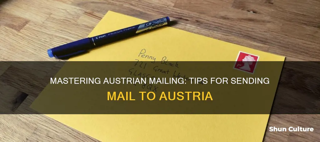 how to address mail austria