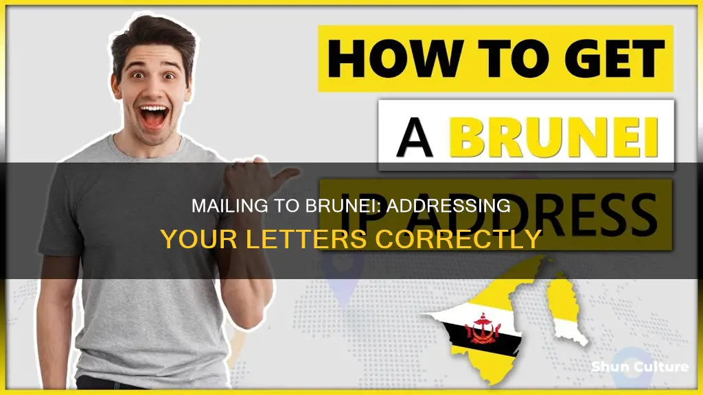 how to address mail to brunei