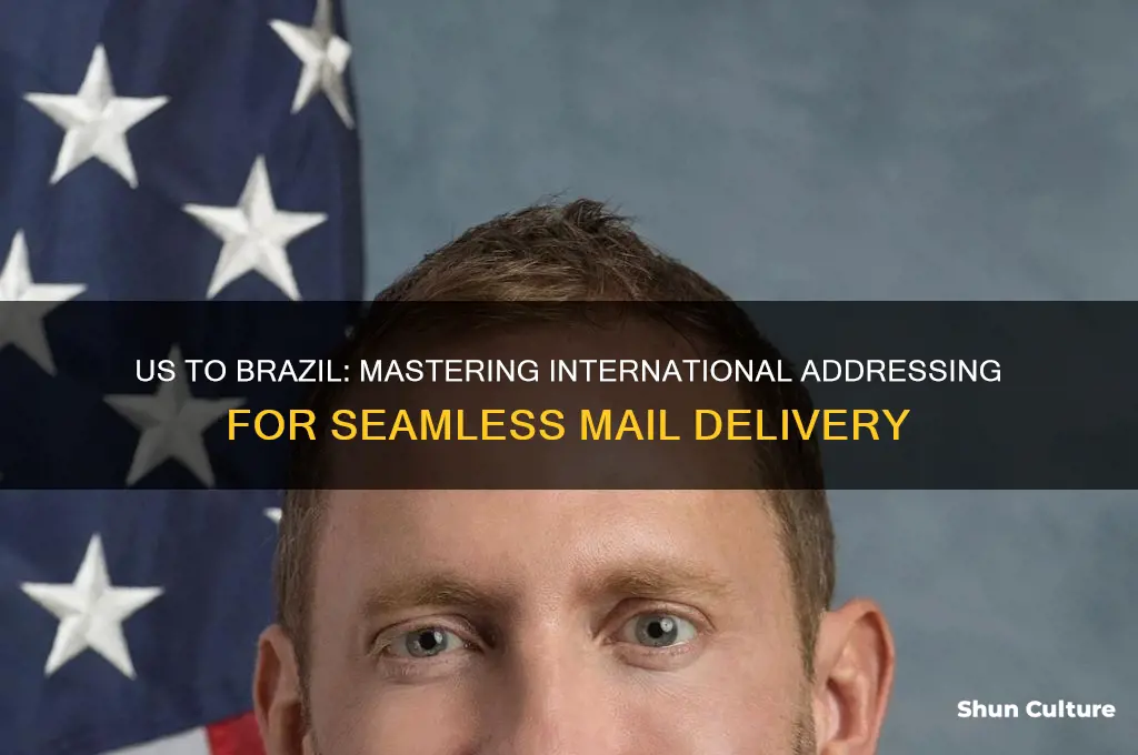 how to address something internationally from us to brazil