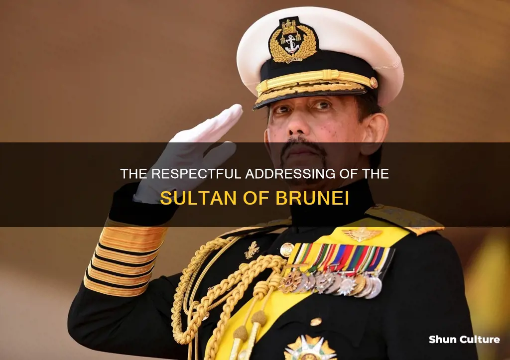 how to address sultan of brunei