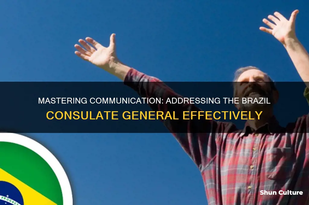 how to address the brazil consulate general