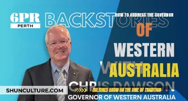 Addressing the Governor: Western Australia's Formality