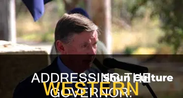 how to address the governor of western australia