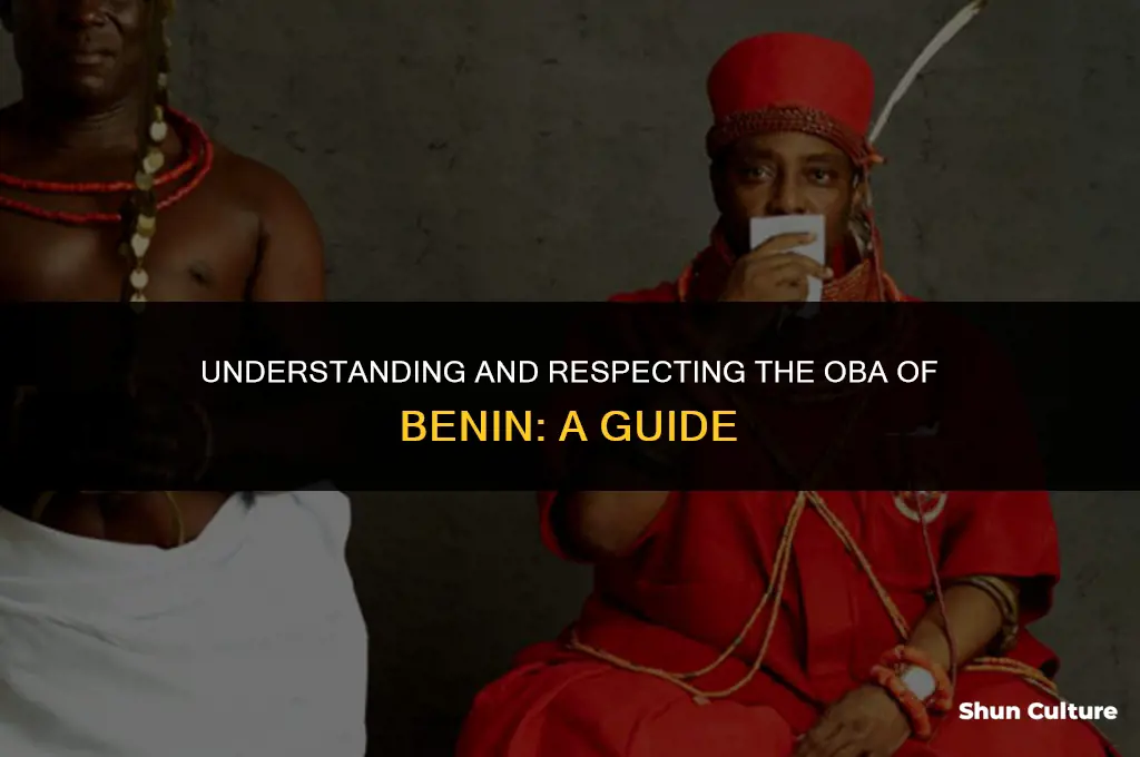 how to address the oba of benin
