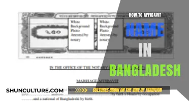 Affidavit Name Change in Bangladesh: A Step-by-Step Legal Guide