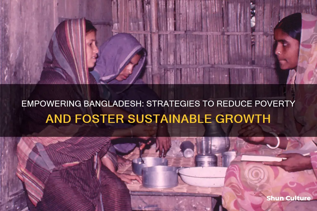 how to alleviate poverty in bangladesh