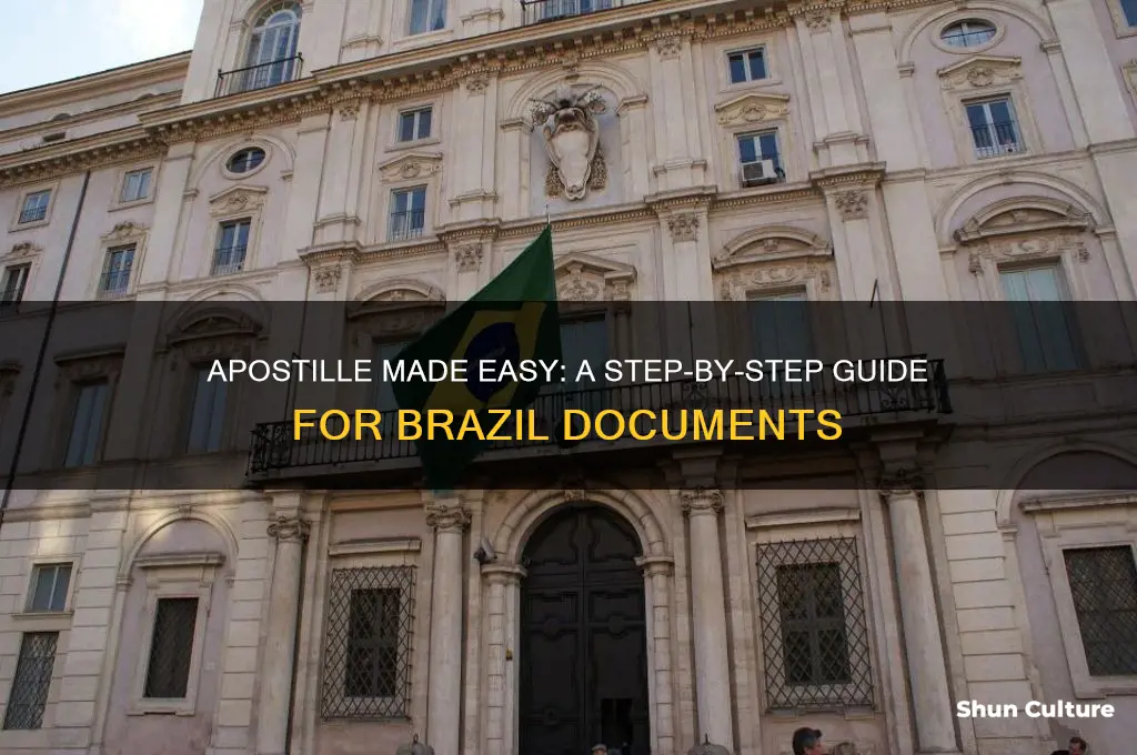 how to apostille a document for brazil