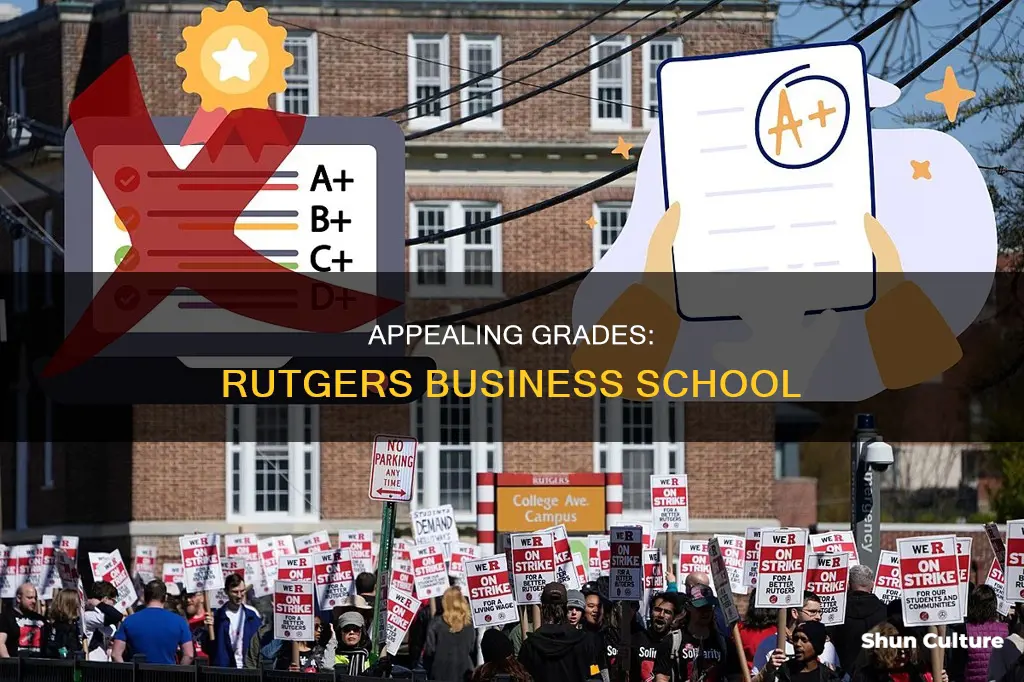 how to appeal a grade rutgers business school new brunswick