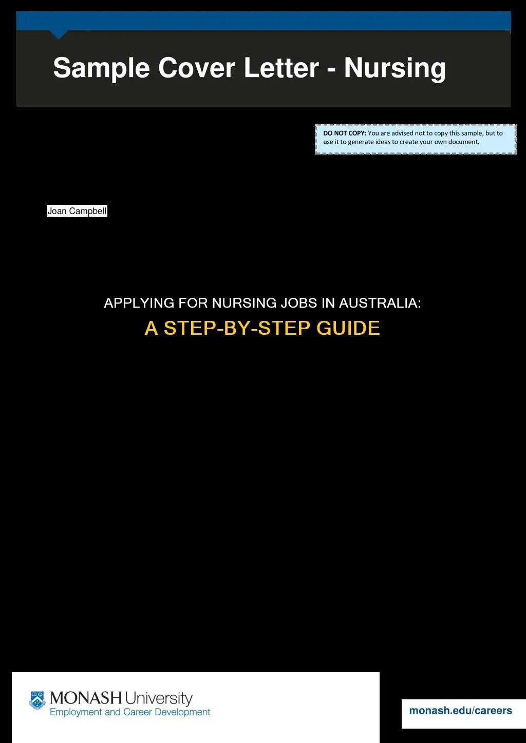 how to apply a nursing job in australia