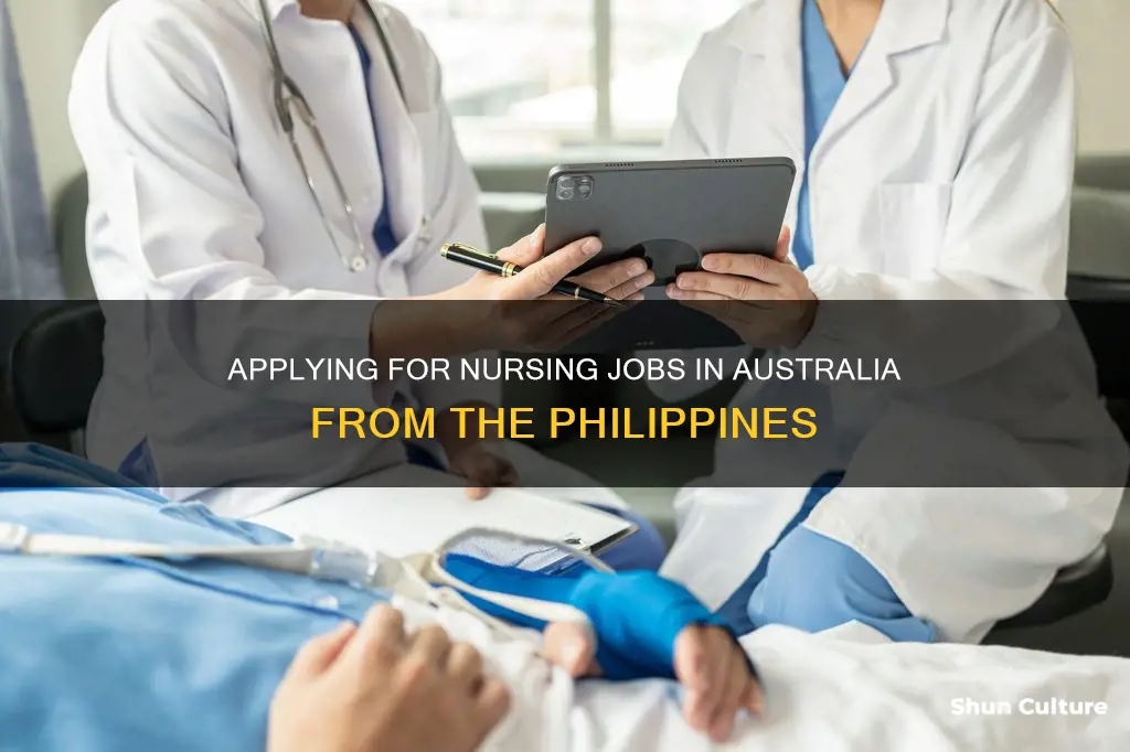 how to apply as a nurse in australia from philippines