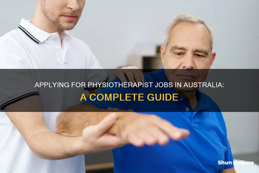 how to apply as a physiotherapist in australia