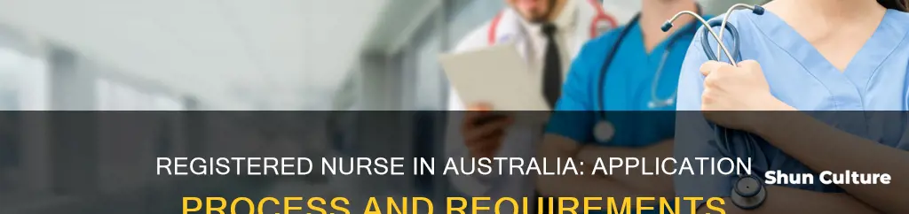 how to apply as a registered nurse in australia