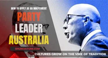 Becoming an Independent Party Leader in Australia: Application Process