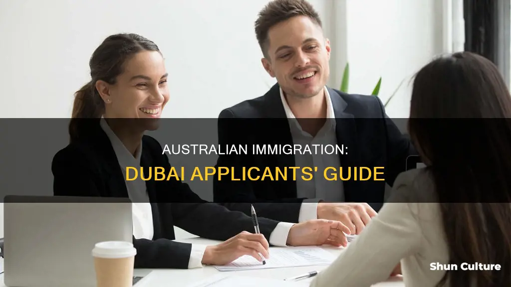 how to apply australian immigration from dubai