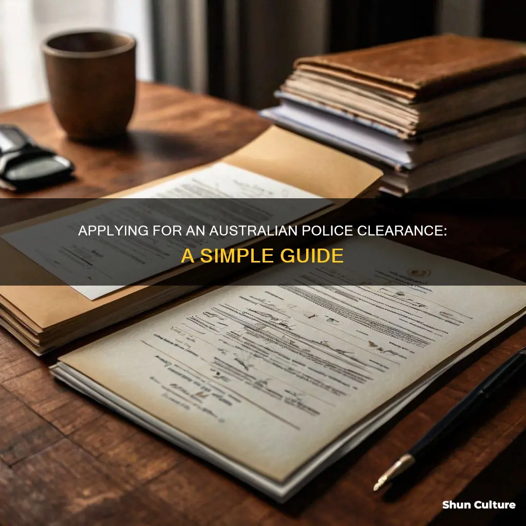 how to apply australian police clearance