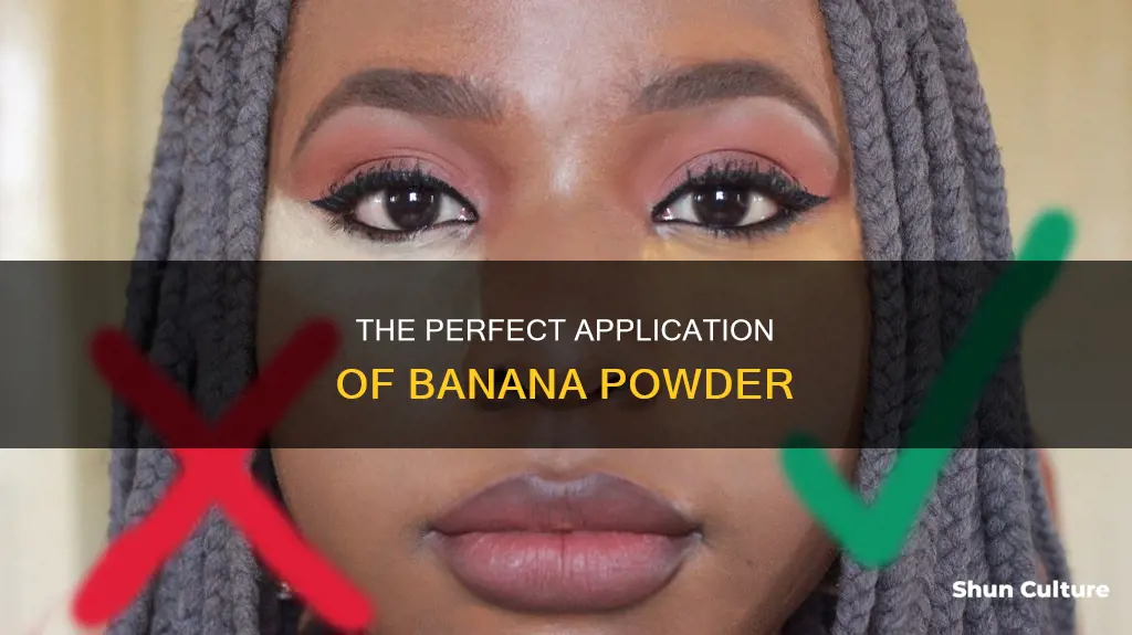 how to apply australis banana powder