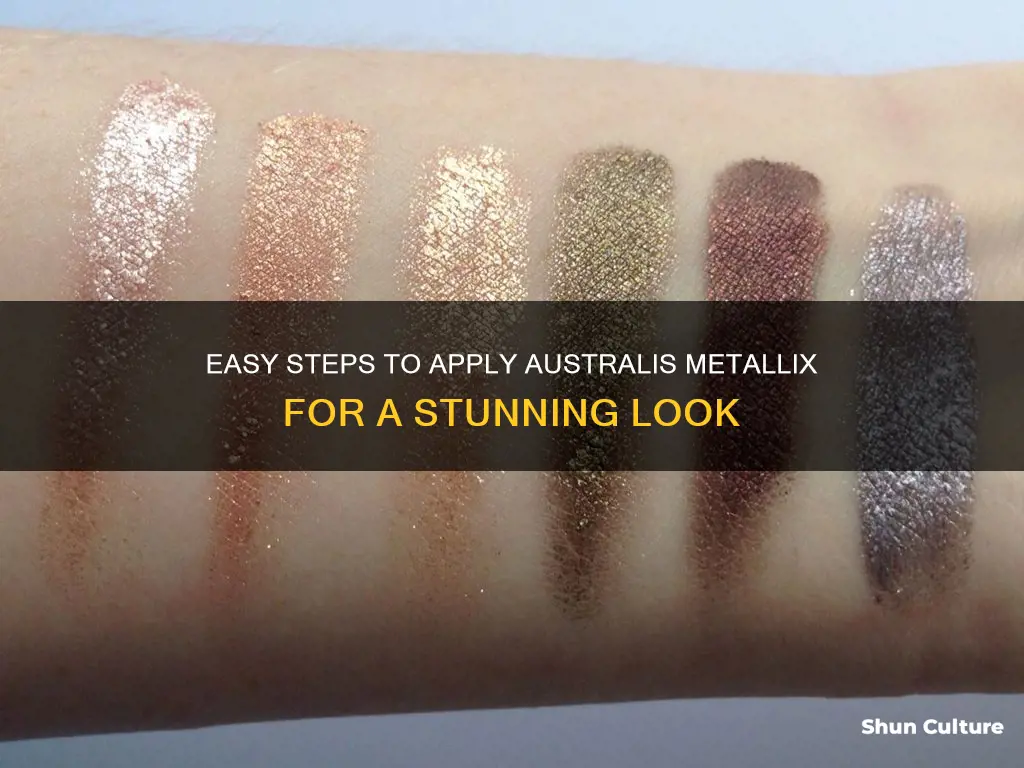 how to apply australis metallix