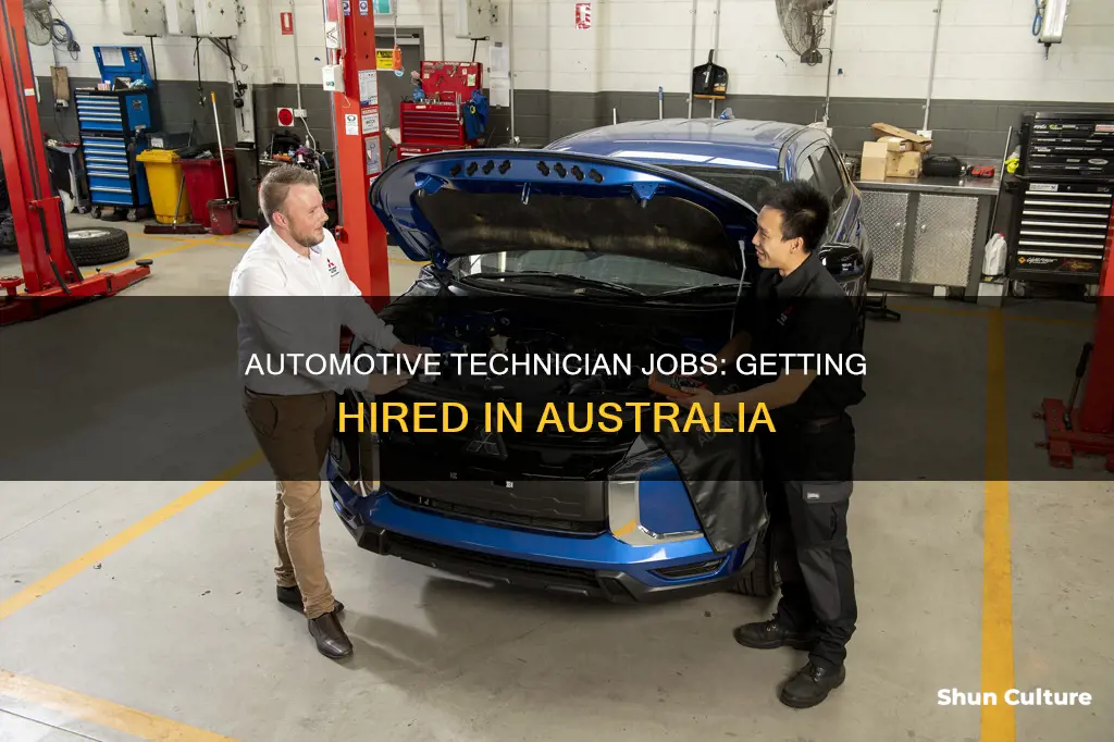 how to apply automotive technician job in australia