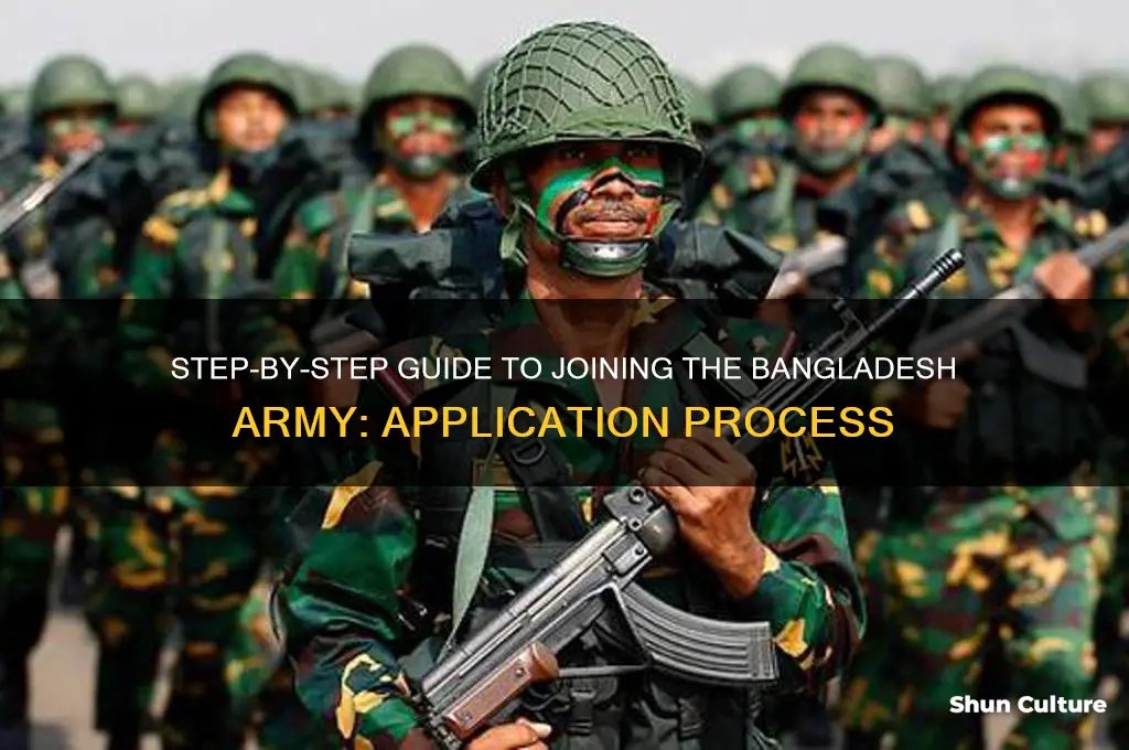 how to apply bangladesh army