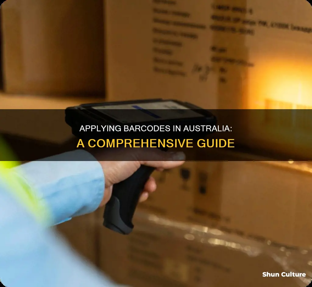 how to apply barcode in australia