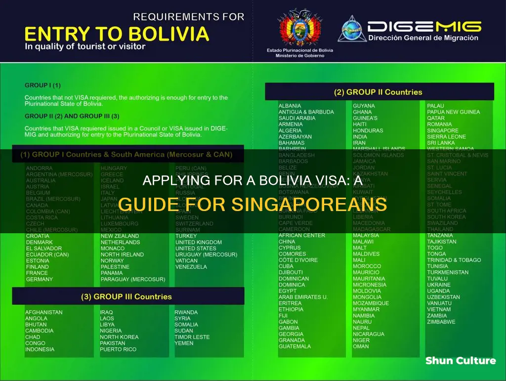 how to apply bolivia visa in singapore