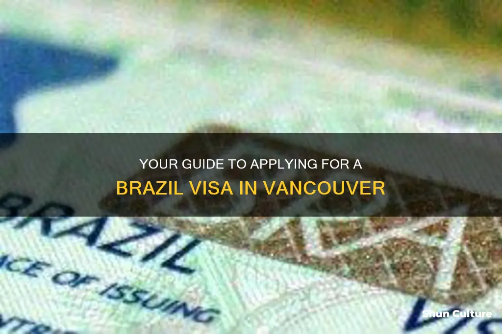 how to apply brazil visa in vancouver