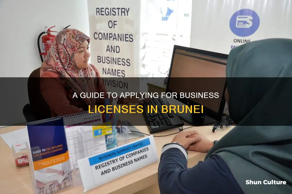 how to apply business license in brunei