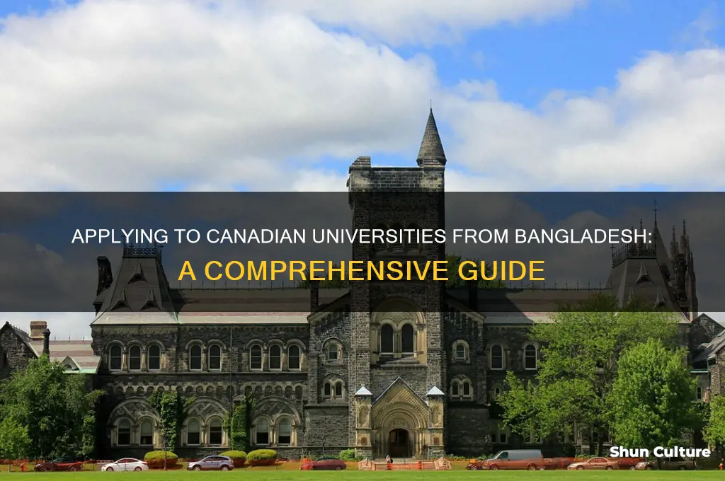 how to apply canadian university from bangladesh