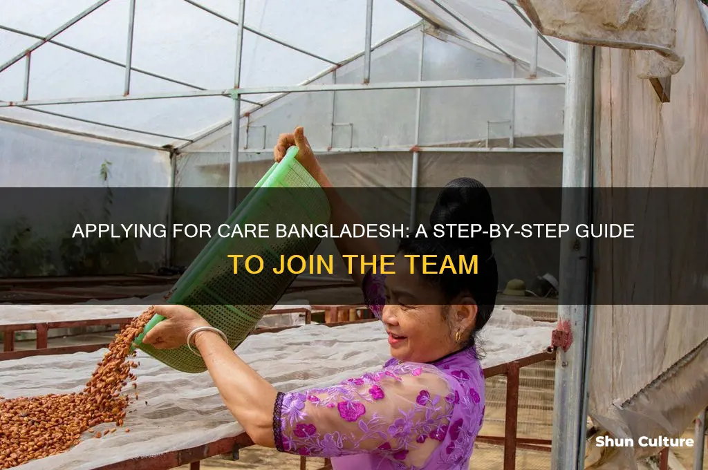 how to apply care bangladesh