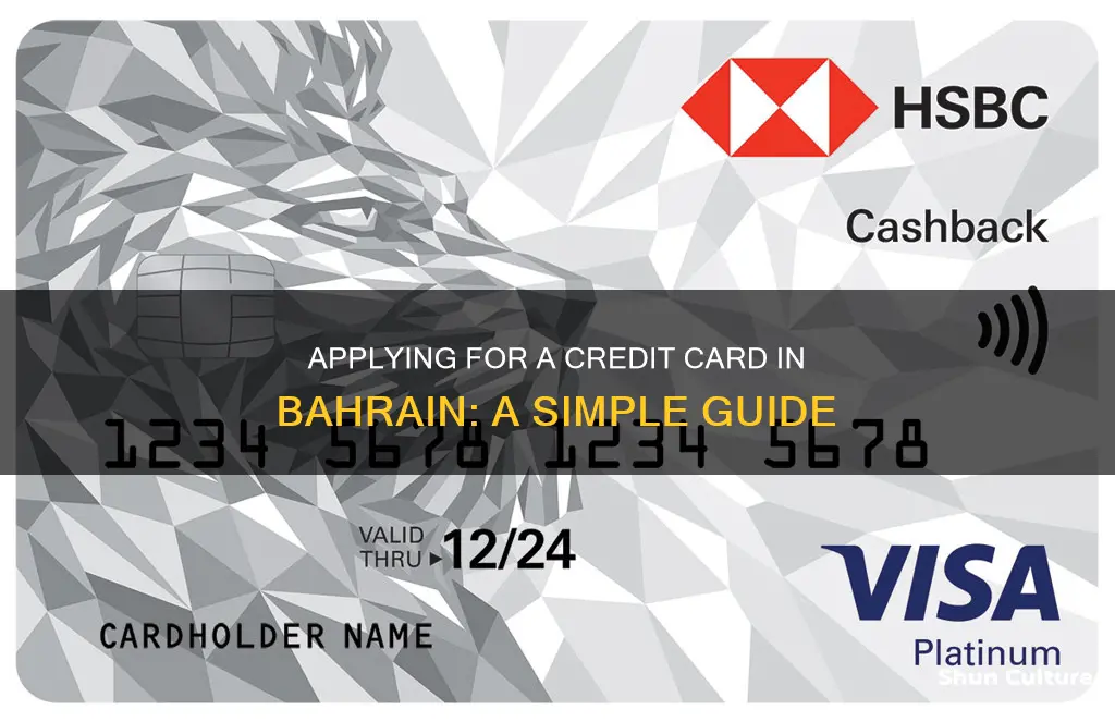 how to apply credit card in bahrain