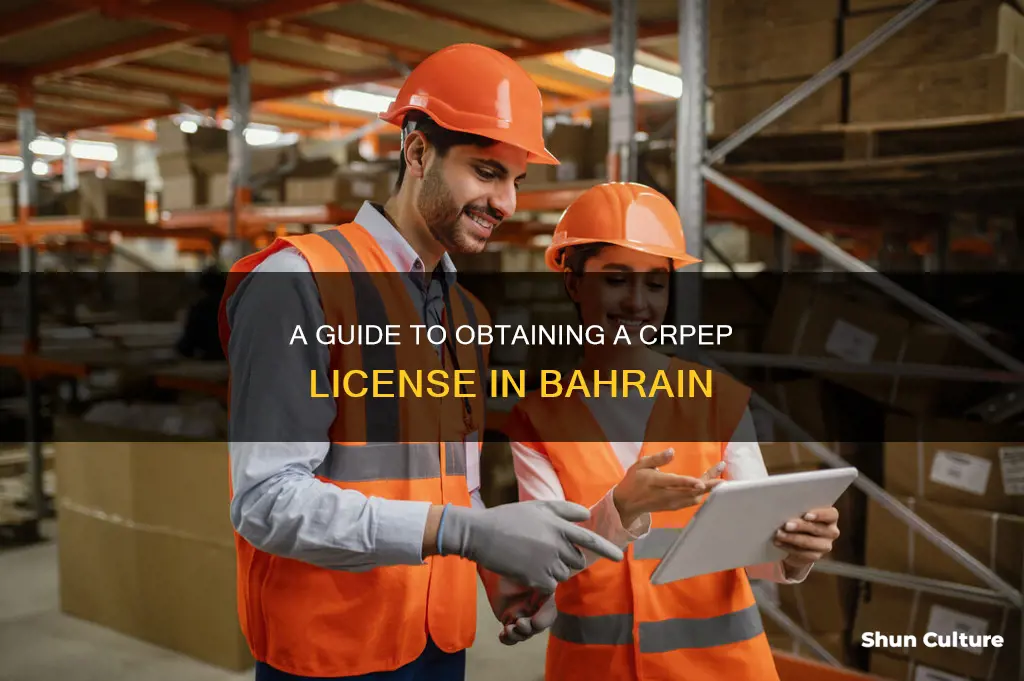 how to apply crpep license in bahrain