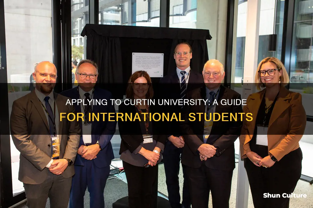 how to apply curtin university australia
