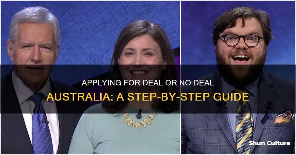 how to apply deal or no deal australia