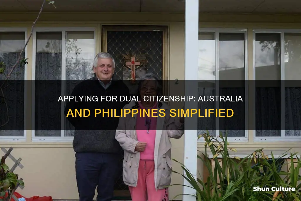 how to apply dual citizenship australia and philippines